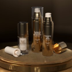 Crystal Ballet: refillable airless wrapped in premium glass